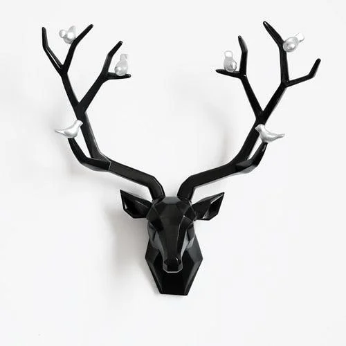 3d Big Deer Head Wall Decor for Home Statue Decoration Accessories -  - #tag1#