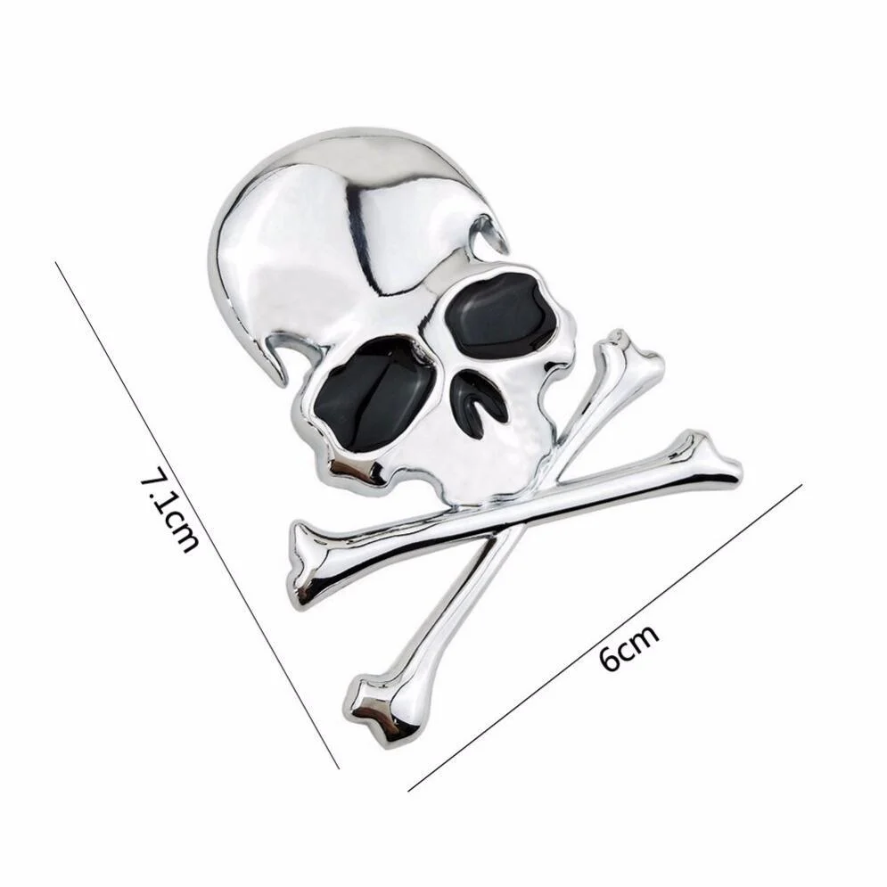 3d Metal skull skeleton bones Halloween Decoration -  - #tag1#