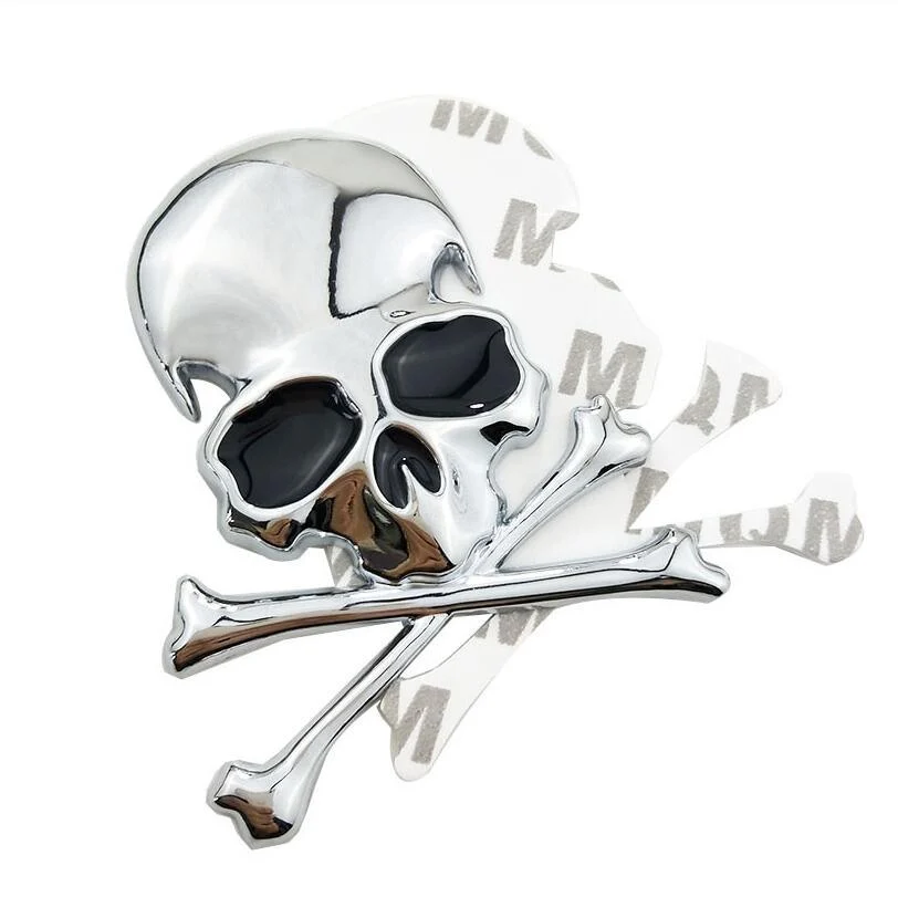 3d Metal skull skeleton bones Halloween Decoration -  - #tag1#