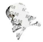 3d Metal skull skeleton bones Halloween Decoration tag1
