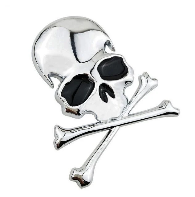 3d Metal skull skeleton bones Halloween Decoration -  - #tag1#
