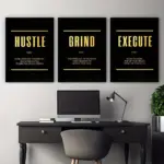 3pcs_15.7_23.6in-40cm_60cm_Modern_Abstract_Hustle_Grind_Execute_Wall_Art_-_-_tag1_-4122297 3pcs 15.7 23.6in 40cm 60cm Modern Abstract Hustle Grind Execute Wall Art tag1
