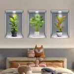 3pcs_3D_Wall_Sticker_Realistic_Green_Plants_Pattern_Self-Adhesive_Wall_Stickers_-_-_tag1_-4122332 3pcs 3D Wall Sticker Realistic Green Plants Pattern Self Adhesive Wall Stickers tag1