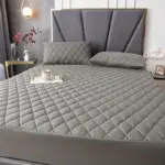3pcs Interlayer Waterproof Mattress Protector Embossed Design 360 tag1
