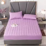 3pcs Interlayer Waterproof Mattress Protector Embossed Design 360 tag1