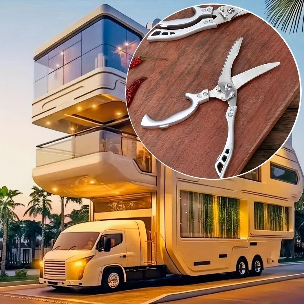 3pcs Set Kitchen Poultry Shears, Multi-purpose Sharp Stainless Steel Kitchen Scissors -  - #tag1#