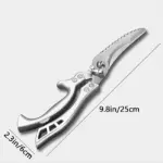 3pcs Set Kitchen Poultry Shears Multi purpose Sharp Stainless Steel Kitchen Scissors tag1