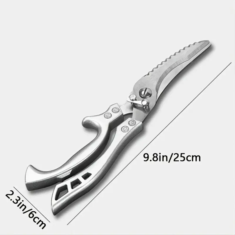 3pcs Set Kitchen Poultry Shears Multi purpose Sharp Stainless Steel Kitchen Scissors tag1