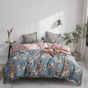 Infinity Blue-Gray – Duvet cover set made of Egyptian Cotton