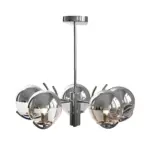 4-5-Light_Glass_Globe_Ball_Electroplating_Iron_Nordic_Chandelier_-_-_tag1_-4123388 4 5 Light Glass Globe Ball Electroplating Iron Nordic Chandelier tag1