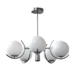 4-5-Light_Glass_Globe_Ball_Electroplating_Iron_Nordic_Chandelier_-_-_tag1_-4123395 4 5 Light Glass Globe Ball Electroplating Iron Nordic Chandelier tag1
