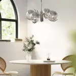 4-5-Light_Glass_Globe_Ball_Electroplating_Iron_Nordic_Chandelier_-_-_tag1_-4123416 4 5 Light Glass Globe Ball Electroplating Iron Nordic Chandelier tag1