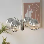 4-5-Light_Glass_Globe_Ball_Electroplating_Iron_Nordic_Chandelier_-_-_tag1_-4123422 4 5 Light Glass Globe Ball Electroplating Iron Nordic Chandelier tag1
