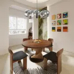 4-5-Light_Glass_Globe_Ball_Electroplating_Iron_Nordic_Chandelier_-_-_tag1_-4123428 4 5 Light Glass Globe Ball Electroplating Iron Nordic Chandelier tag1