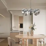 4-5-Light_Glass_Globe_Ball_Electroplating_Iron_Nordic_Chandelier_-_-_tag1_-4123433 4 5 Light Glass Globe Ball Electroplating Iron Nordic Chandelier tag1
