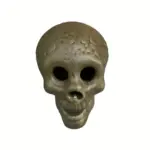4 Pack Halloween Fire Pit Skull Ceramic Props tag1