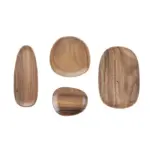 4-Piece_Set_of_Wooden_Serving_and_Eating_Plates_-_-_tag1_-4123331 4 Piece Set of Wooden Serving and Eating Plates tag1