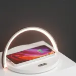 4 main station de charge rapide sans fil qi 10w support de charge sans fil pour iphone 13 12 11 xs xr x lampe de nuit