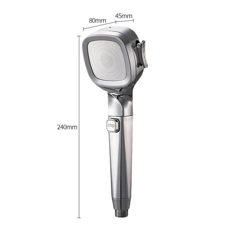 4-mode Handheld Pressurized Shower Head with Pause Switch -  - #tag1#