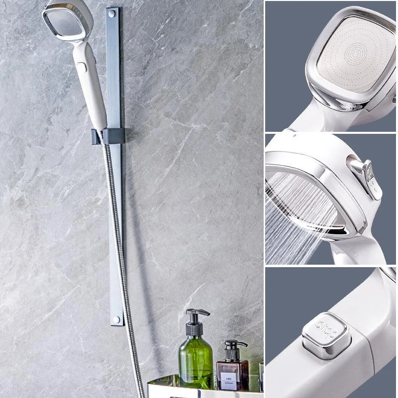 4-mode Handheld Pressurized Shower Head with Pause Switch -  - #tag1#
