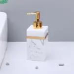 400 500ML Resin Marble PatternPress Pump Type Lotion Bottle Bathroom Shampoo Body Wash Emulsion Container Liquid