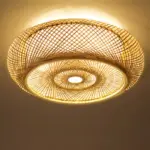 40Cm 50Cm Rustieke Bamboe Inbouwplafondlamp 3 Licht Rotan Plafondarmatuur E27 220V ccbb89d5 fcb2 49be 950e 988282ade180