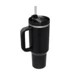 40 Oz Insulated Tumbler with Handle Straw tag1