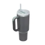40 Oz Insulated Tumbler with Handle Straw tag1