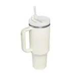 40 Oz Insulated Tumbler with Handle Straw tag1