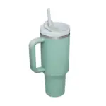 40 Oz Insulated Tumbler with Handle Straw tag1