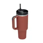 40 Oz Insulated Tumbler with Handle Straw tag1