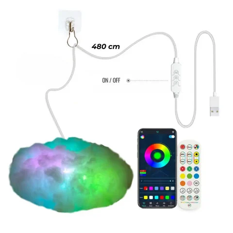 Lichtgevende Wolk Hanglamp LED