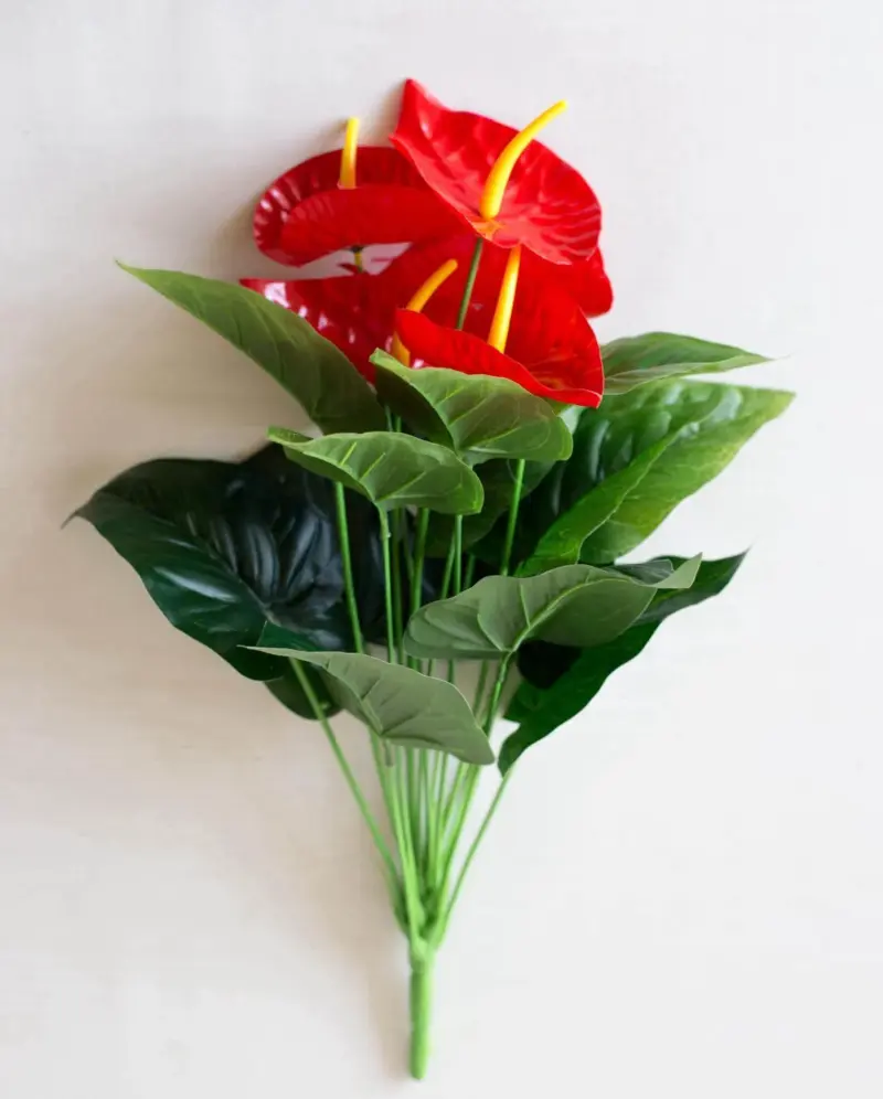 49cm 18Heads Artificial Green Monstera Leaves Home Garden Living Room Bedroom Decoration Fake Plants b0a575a4 bcb1 4544 8e36 78a2dd18a48f