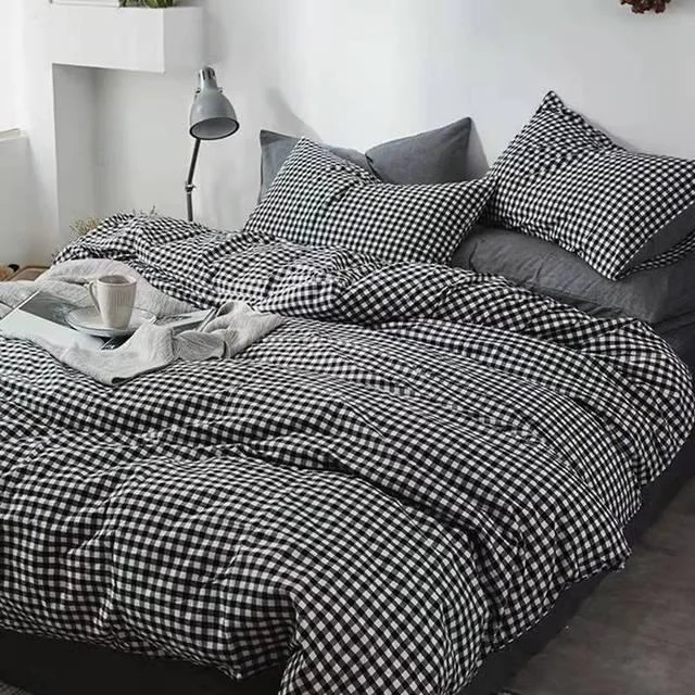 4PCS Duvet Cover ( 1 Duvet Cover + 1 Bedsheet + 2 Pillowcase) -  - #tag1#