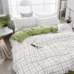4PCS Duvet Cover 1 Duvet Cover 1 Bedsheet 2 Pillowcase tag1