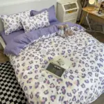 4PCS Duvet Cover 1 Duvet Cover 1 Bedsheet 2 Pillowcase tag1