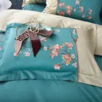 4Pcs 600TC Egyptian Cotton Luxury Soft Bedding set Chic Patchwork Flowers Embroidery Duvet Cover Flat Bed 422e9bbe 176e 4495 bd7b 7ef51483fbac
