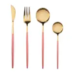 4Pcs Two Tone Cutlery Set