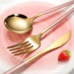 4Pcs Two Tone Cutlery Set
