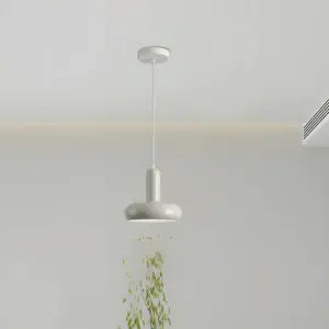 Homeko Puck Creamy Pendant Light