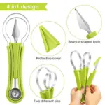 4_In_1_Stainless_Steel_Fruit_Melon_Baller_Scooper_Set_-_-_tag1_-4122687 4 In 1 Stainless Steel Fruit Melon Baller Scooper Set tag1