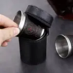 4 Packs Stackable Stainless Steel Cups Set tag1