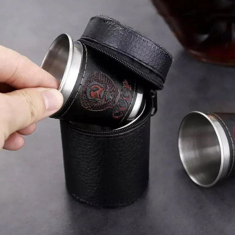 4 Packs Stackable Stainless Steel Cups Set -  - #tag1#