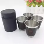 4 Packs Stackable Stainless Steel Cups Set tag1