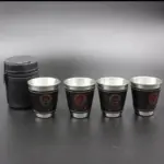 4 Packs Stackable Stainless Steel Cups Set tag1