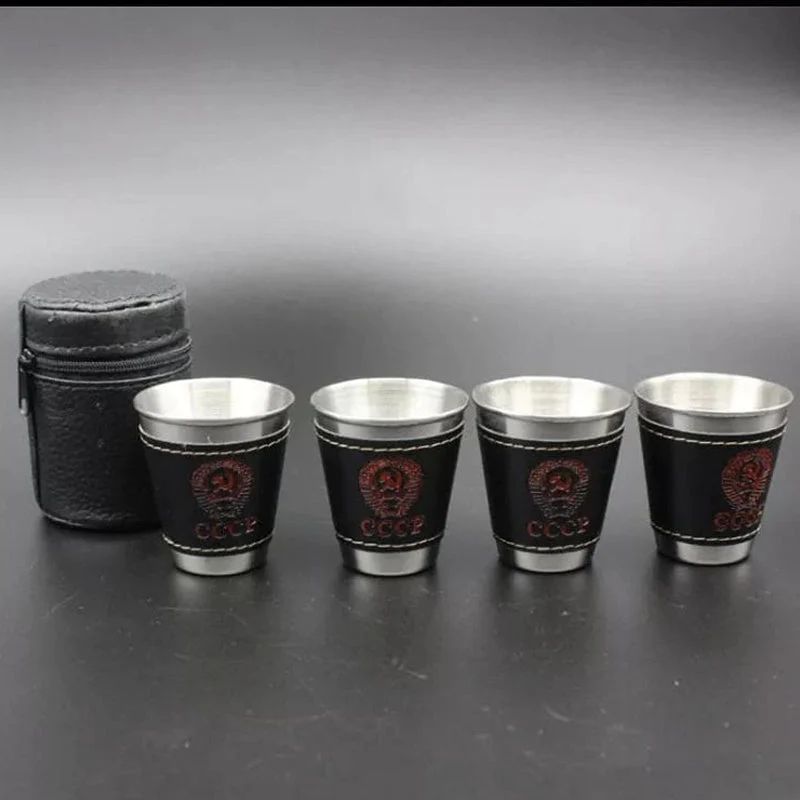 4 Packs Stackable Stainless Steel Cups Set -  - #tag1#