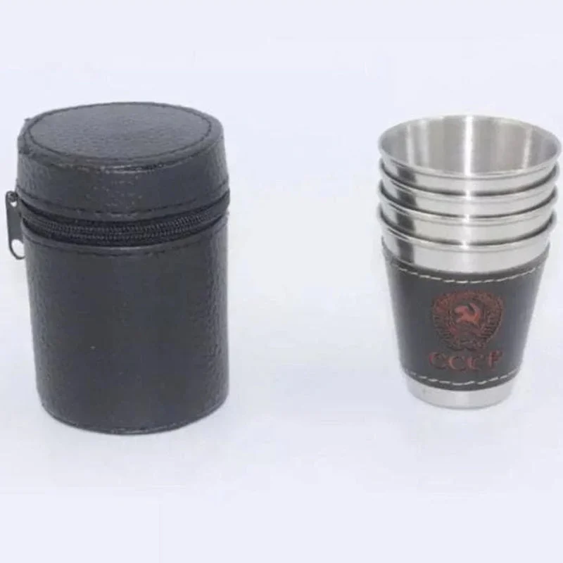 4 Packs Stackable Stainless Steel Cups Set -  - #tag1#