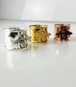 4 Pcs Bee Napkin Rings 5.5cm tag1