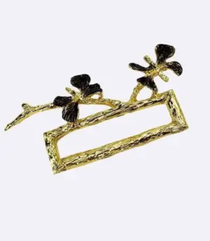 4 Pcs Set Napkin Rings Napkin Holder Butterfly 11.8 cm