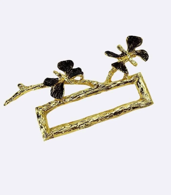 4 Pcs Set Napkin Rings Napkin Holder Butterfly 11.8 cm -  - #tag1#